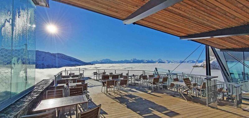 Center, Sauna, View - Haus Linaria Leukerbad Eksteriør bilde