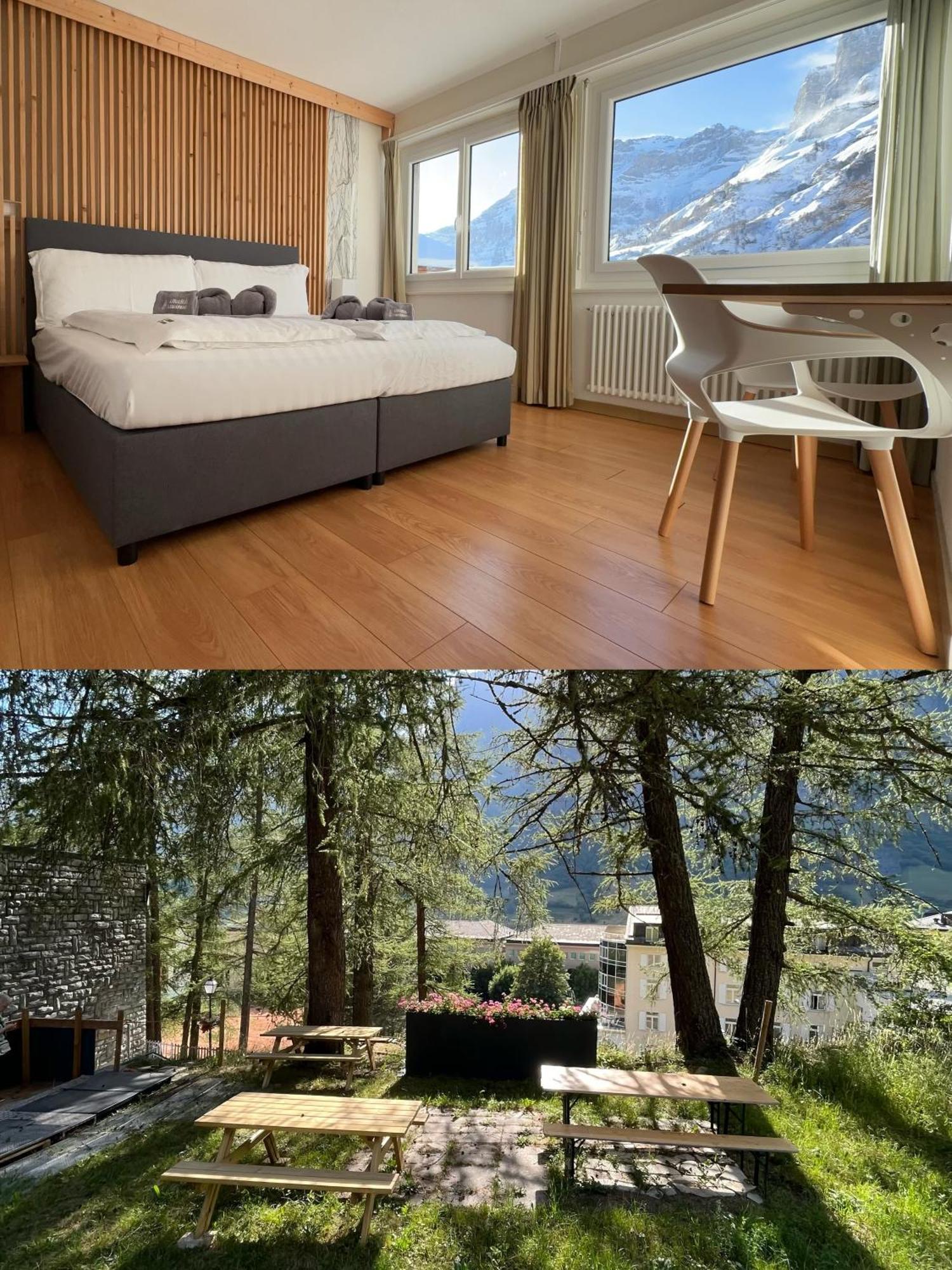 Center, Sauna, View - Haus Linaria Leukerbad Eksteriør bilde